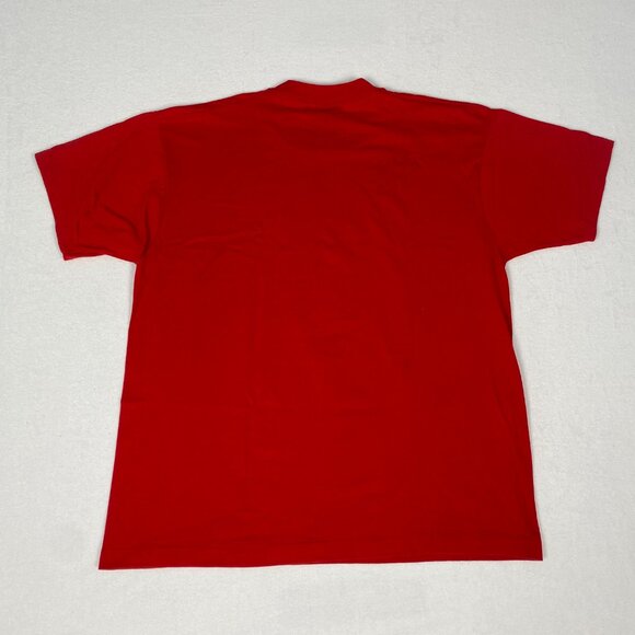 Vintage 90s Made in USA Single Stitch 1994 Youth Olymporama Volleyball Red Tee - Picture 2 of 10